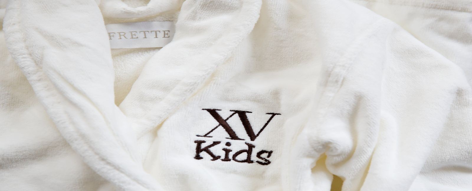 customized frette bathrobes for kids