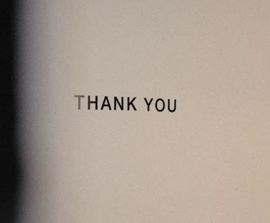 thank you text