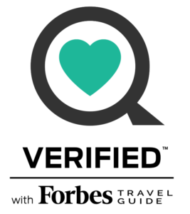 Official Badge for verification by Forbes Travel Guide on the hotels Health and Safety