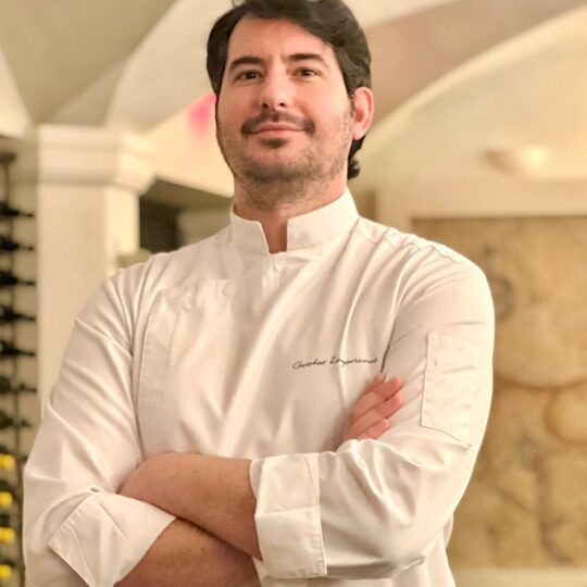 Photo our our executive pastry chef, Christos Zagorianos