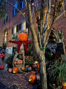 Halloween on Beacon Hill, Boston
